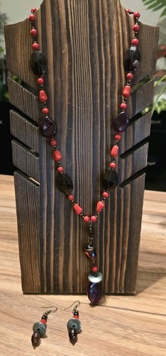 Vintage czech red purple - czech,